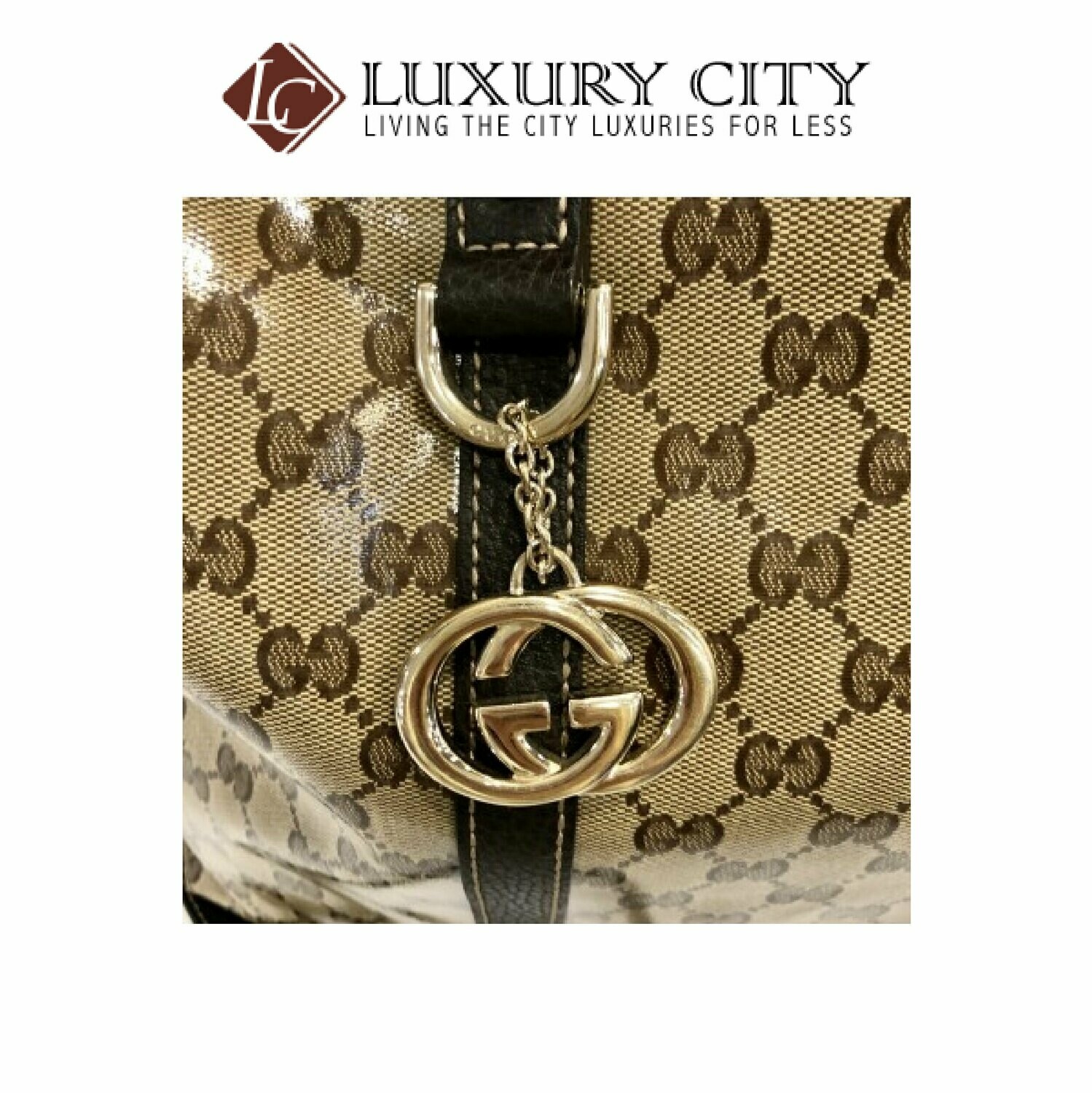 [Luxury City] Used Gucci GG 2 Ways Carry Bag