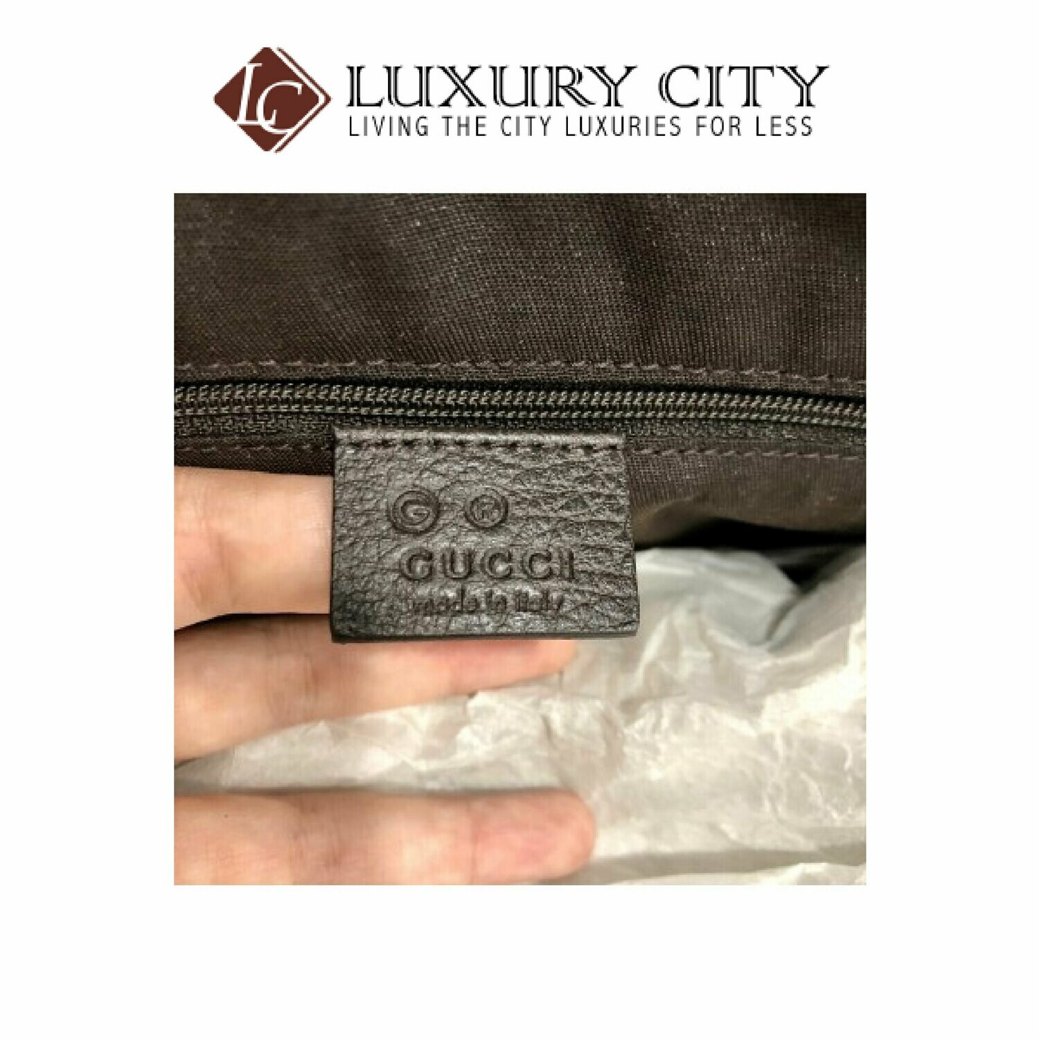 [Luxury City] Used Gucci GG 2 Ways Carry Bag