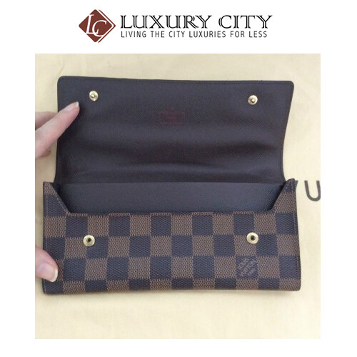 [Luxury City] Preloved Louis Vuitton 3 in 1 Long Wallet Set