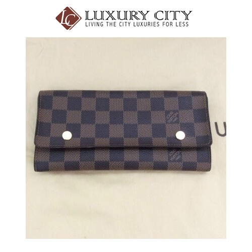 [Luxury City] Preloved Louis Vuitton 3 in 1 Long Wallet Set