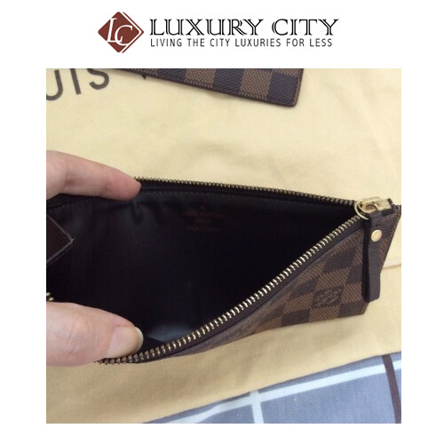 [Luxury City] Preloved Louis Vuitton 3 in 1 Long Wallet Set