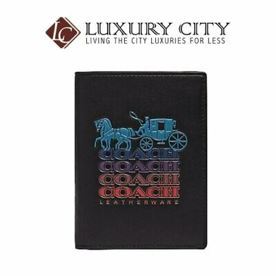 [Luxury City] Coach Passport Case With Ombre Coach Black Coach-F88122
