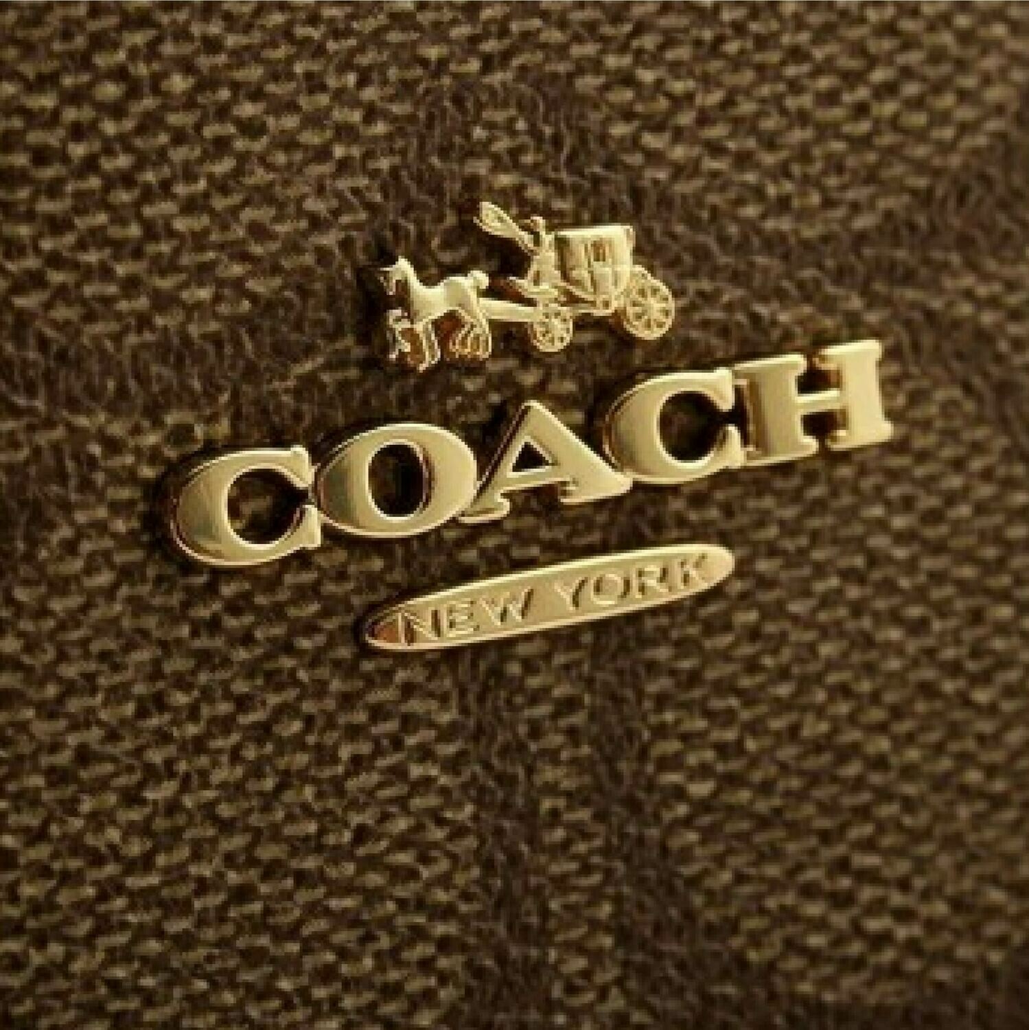 [Luxury City] Coach Signature PVC Double Zip Wallet Wrislet Coach-F16109