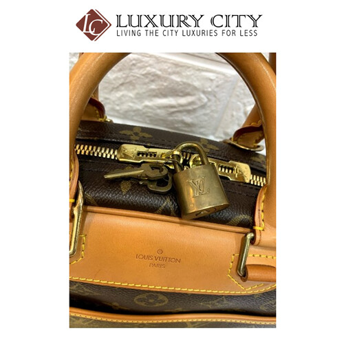 Preloved Louis Vuitton Deauville Väska Monogram Canvas