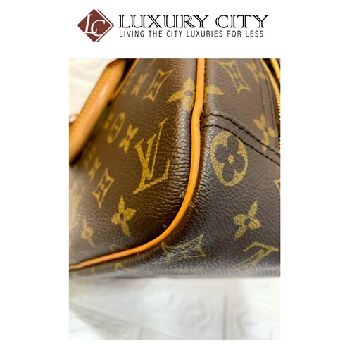 Preloved Louis Vuitton Deauville Väska Monogram Canvas
