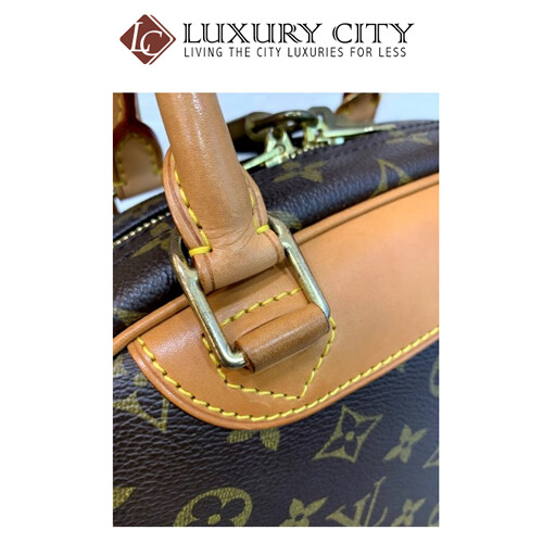 Preloved Louis Vuitton Deauville Väska Monogram Canvas