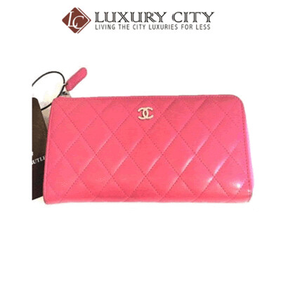 [Luxury City] Preloved Authentic Chanel Zipped Wallet