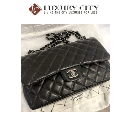 [Luxury City] Preloved Kept Never use Chanel Classic Double Flap Lambskin Handbag