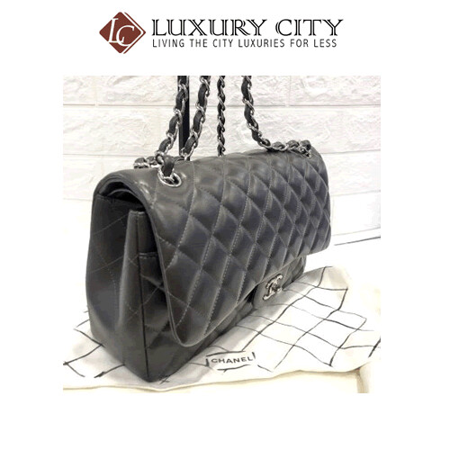 [Luxury City] Preloved Kept Never use Chanel Classic Double Flap Lambskin Handbag