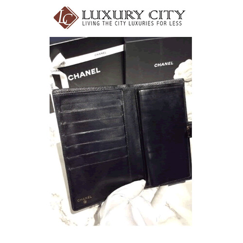 [Luxury City] Preloved Authentic Chanel Caviar Long Wallet