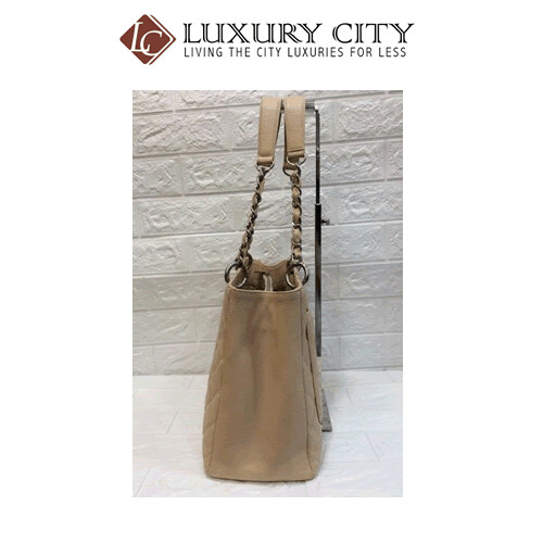 [Luxury City] Preloved Authentic Chanel Gst Bag Beige