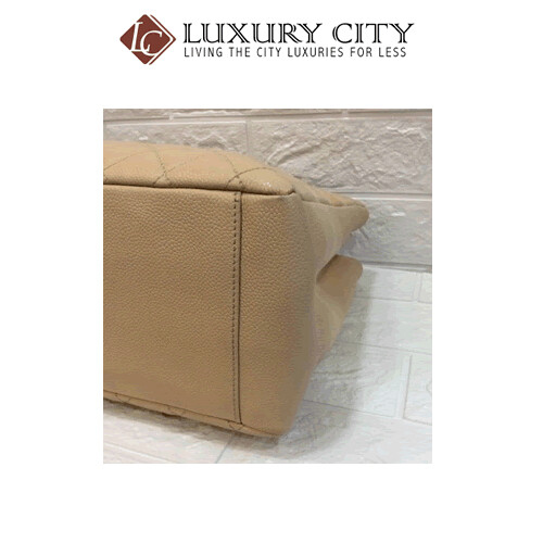 [Luxury City] Preloved Authentic Chanel Gst Bag Beige