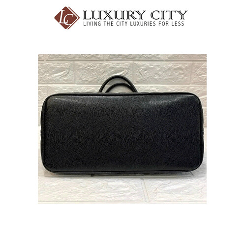 [Luxury City] Preloved Authentic Chanel Black Quilted Caviar Medallion Tote