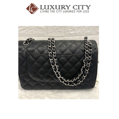 [Luxury City] Preloved Authentic Chanel Classic Black Quilted Shoulder Bag