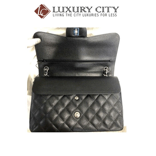 [Luxury City] Preloved Authentic Chanel Classic Black Quilted Shoulder Bag