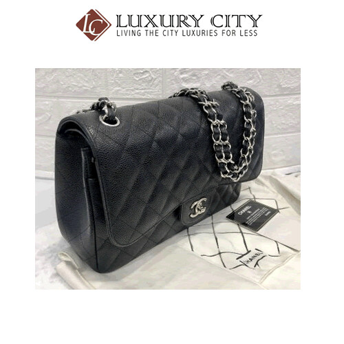 [Luxury City] Preloved Authentic Chanel Classic Black Quilted Shoulder Bag