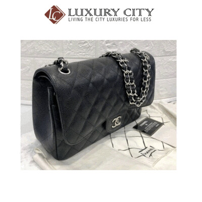 [Luxury City] Preloved Authentic Chanel Classic Black Quilted Shoulder Bag