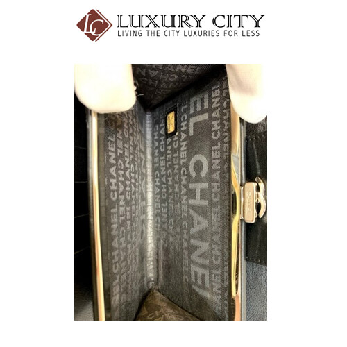 [Luxury City] Preloved Authentic Chanel Black Quilted Travel Wallet