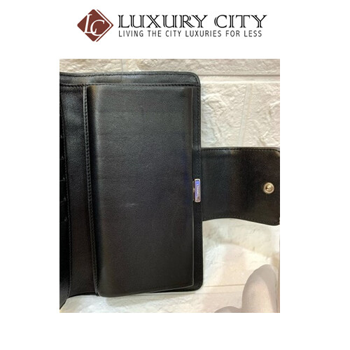 [Luxury City] Preloved Authentic Chanel Black Quilted Travel Wallet