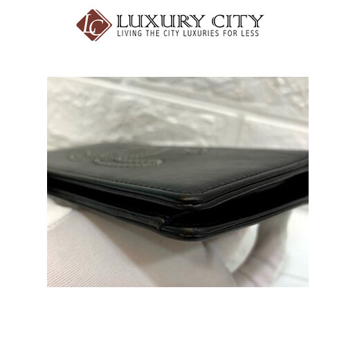 [Luxury City] Preloved Authentic Chanel CC Leather Bifold Long Wallet