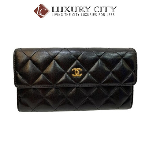 [Luxury City] Preloved Authentic Chanel Quilted Wallet