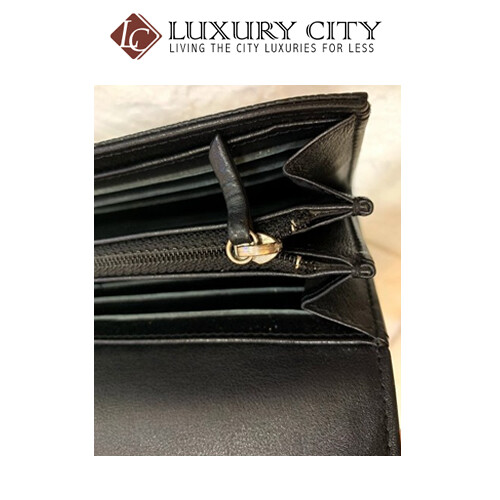 [Luxury City] Preloved Authentic Chanel Bifold Long Wallet
