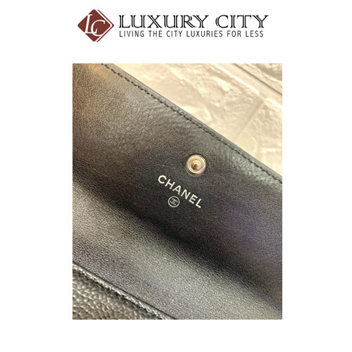 [Luxury City] Preloved Authentic Chanel Bifold Long Wallet