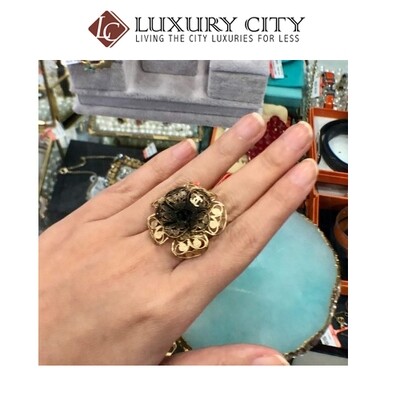 [Luxury City] Preloved Vintage Chanel Camellia ring
