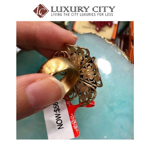 [Luxury City] Preloved Vintage Chanel Camellia ring