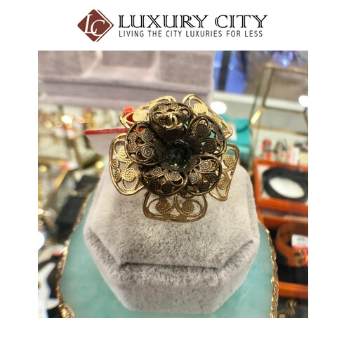 [Luxury City] Preloved Vintage Chanel Camellia ring
