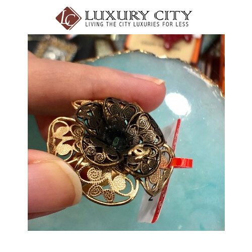 [Luxury City] Preloved Vintage Chanel Camellia ring