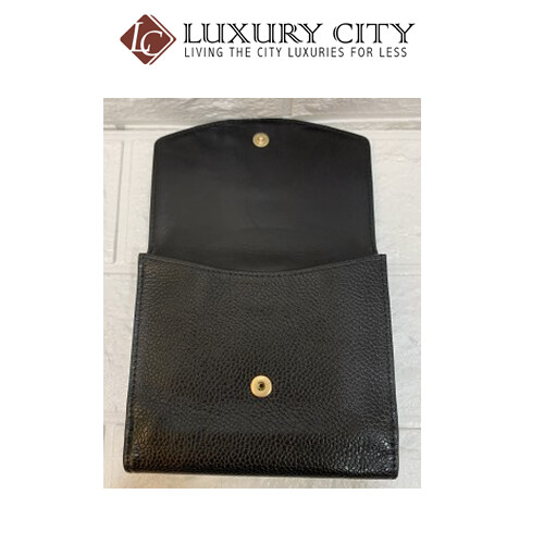 [Luxury City] Preloved Vintage Chanel Caviar Short Wallet