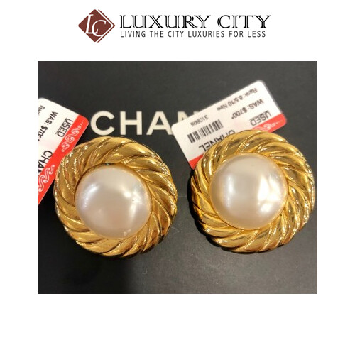 [Luxury City] Preloved Vintage Chanel Earring