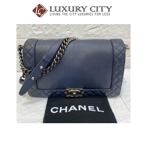 [Luxury City] Preloved Chanel Leboy Medium Size