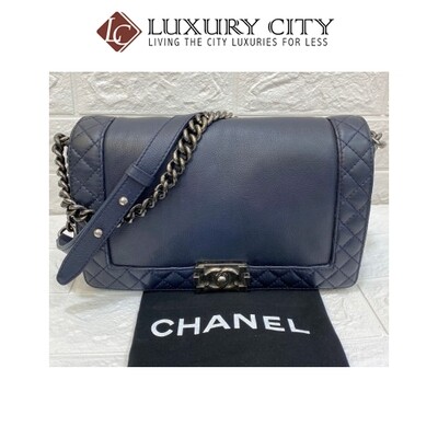[Luxury City] Preloved Chanel Leboy Medium Size