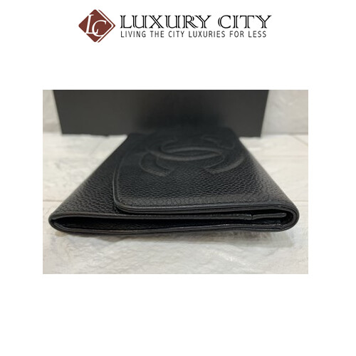 [Luxury City] Preloved Vintage Chanel Long Wallet/ Clutch