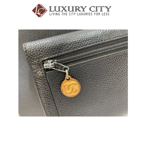 [Luxury City] Preloved Vintage Chanel Long Wallet/ Clutch