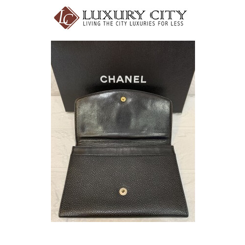 [Luxury City] Preloved Vintage Chanel Long Wallet/ Clutch