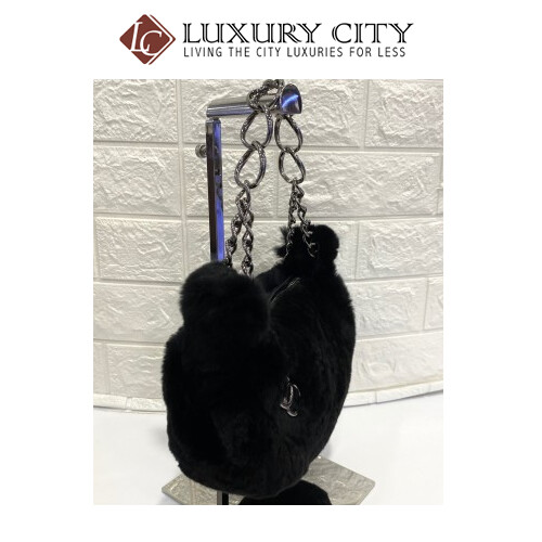 [Luxury City] Preloved Chanel Rabbit Fur Handcarry Bag