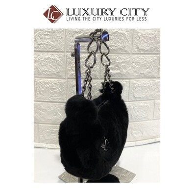 [Luxury City] Preloved Chanel Rabbit Fur Handcarry Bag