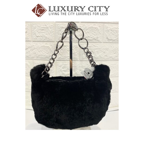 [Luxury City] Preloved Chanel Rabbit Fur Handcarry Bag