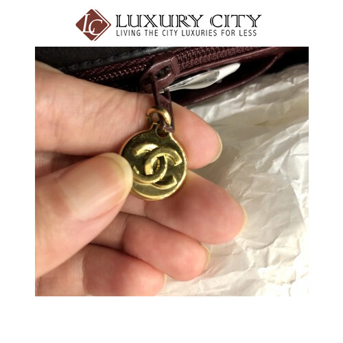 [Luxury City] Preloved Vintage Chanel Double Flap Calf Skin With Gold Hardware