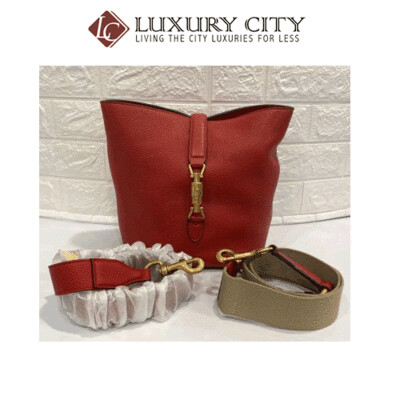 [Luxury City] Gucci Brand New Gucci Jackie Soft Leather Bucket Bag