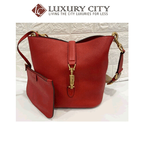 [Luxury City] Gucci Brand New Gucci Jackie Soft Leather Bucket Bag