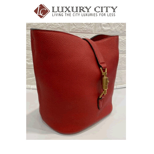 [Luxury City] Gucci Brand New Gucci Jackie Soft Leather Bucket Bag
