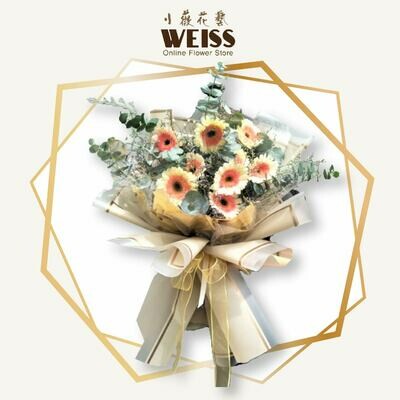 Weiss Florist 9stk daisy (Free Shipping! Only deliver in JB)
