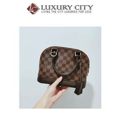 [Luxury City] Preloved Louis Vuitton Alma BB Damier 棋盘格款配件钥匙