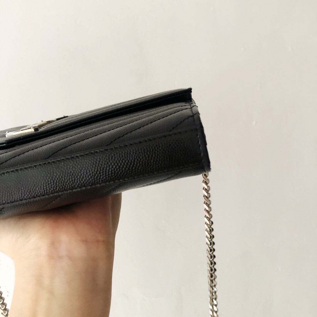 [Luxury City] Pre-Loved YSL Black Caviar Woc