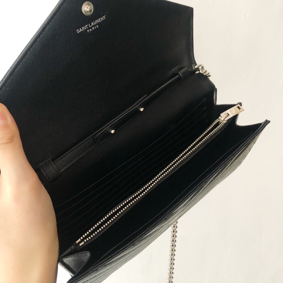 [Luxury City] Pre-Loved YSL Black Caviar Woc