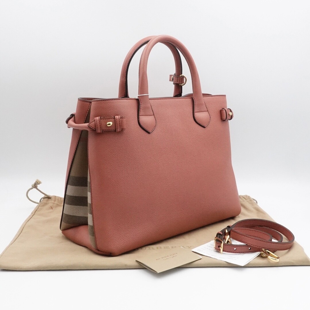 [Luxury City] Preloved Burberry Banner 2 Ways Carry Bag